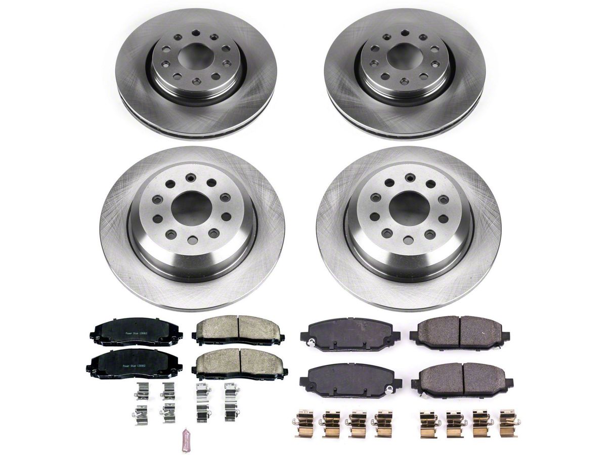 PowerStop Jeep Wrangler OE Replacement Brake Rotor and Pad Kit; Front and  Rear KOE7938 (18-23 Jeep Wrangler JL Rubicon, Sahara) - Free Shipping