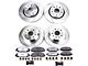 PowerStop Z36 Extreme Truck and Tow Brake Rotor and Pad Kit; Front and Rear (18-24 Jeep Wrangler JL Rubicon, Sahara, Excluding 4xe & Rubicon 392)