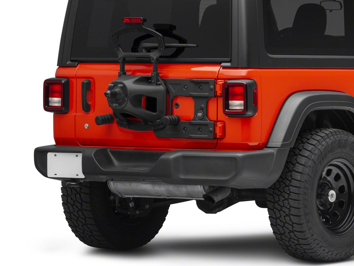 MP Concepts Jeep Wrangler Tailgate Reinforcement and Oversize Spare Tire  Carrier Mounting Bracket Kit J137874-JL (18-23 Jeep Wrangler JL) - Free  Shipping