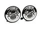 7-Inch LED Headlights; Silver Housing; Clear Lens (18-24 Jeep Wrangler JL)