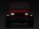 7-Inch LED Headlights with RGB Backlight; Black Housing; Clear Lens (18-24 Jeep Wrangler JL)