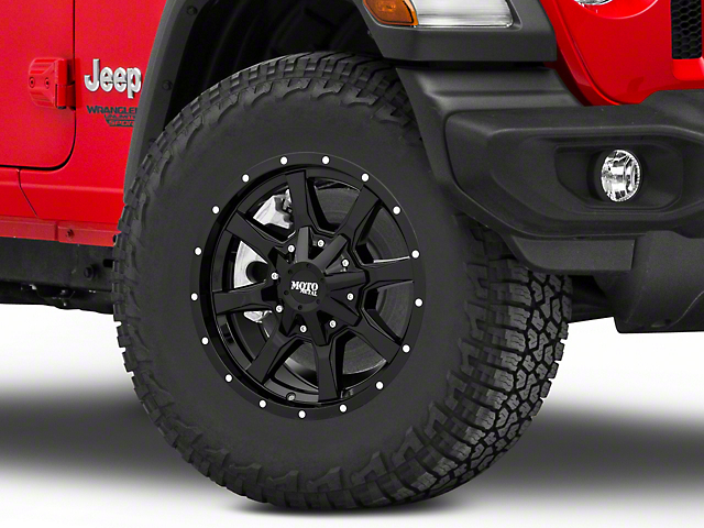 Moto Metal MO970 Gloss Black Wheel; 17x8 (18-23 Jeep Wrangler JL)