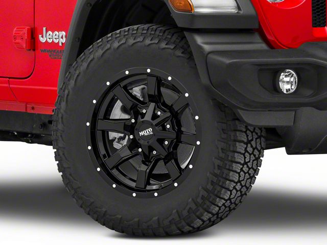 Moto Metal MO970 Gloss Black Wheel; 18x10 (18-24 Jeep Wrangler JL)