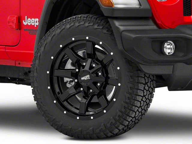 Moto Metal MO970 Gloss Black Wheel; 20x12 (18-24 Jeep Wrangler JL)