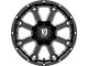 XD Buck 25 Gloss Black Milled Wheel; 20x10 (07-18 Jeep Wrangler JK)