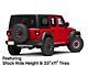 XD FMJ Satin Black with Dark Tint Wheel; 17x9 (18-24 Jeep Wrangler JL)