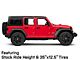 XD Monster II Satin Black Wheel; 20x10 (18-24 Jeep Wrangler JL)
