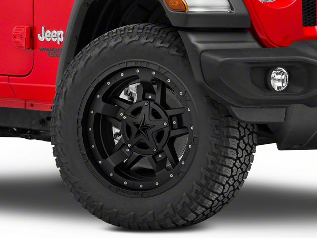 XD Rockstar III Matte Black Wheel; 20x10 (18-24 Jeep Wrangler JL)