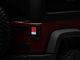 LED Grid Tail Lights; Black Housing; Smoked Lens (07-18 Jeep Wrangler JK)