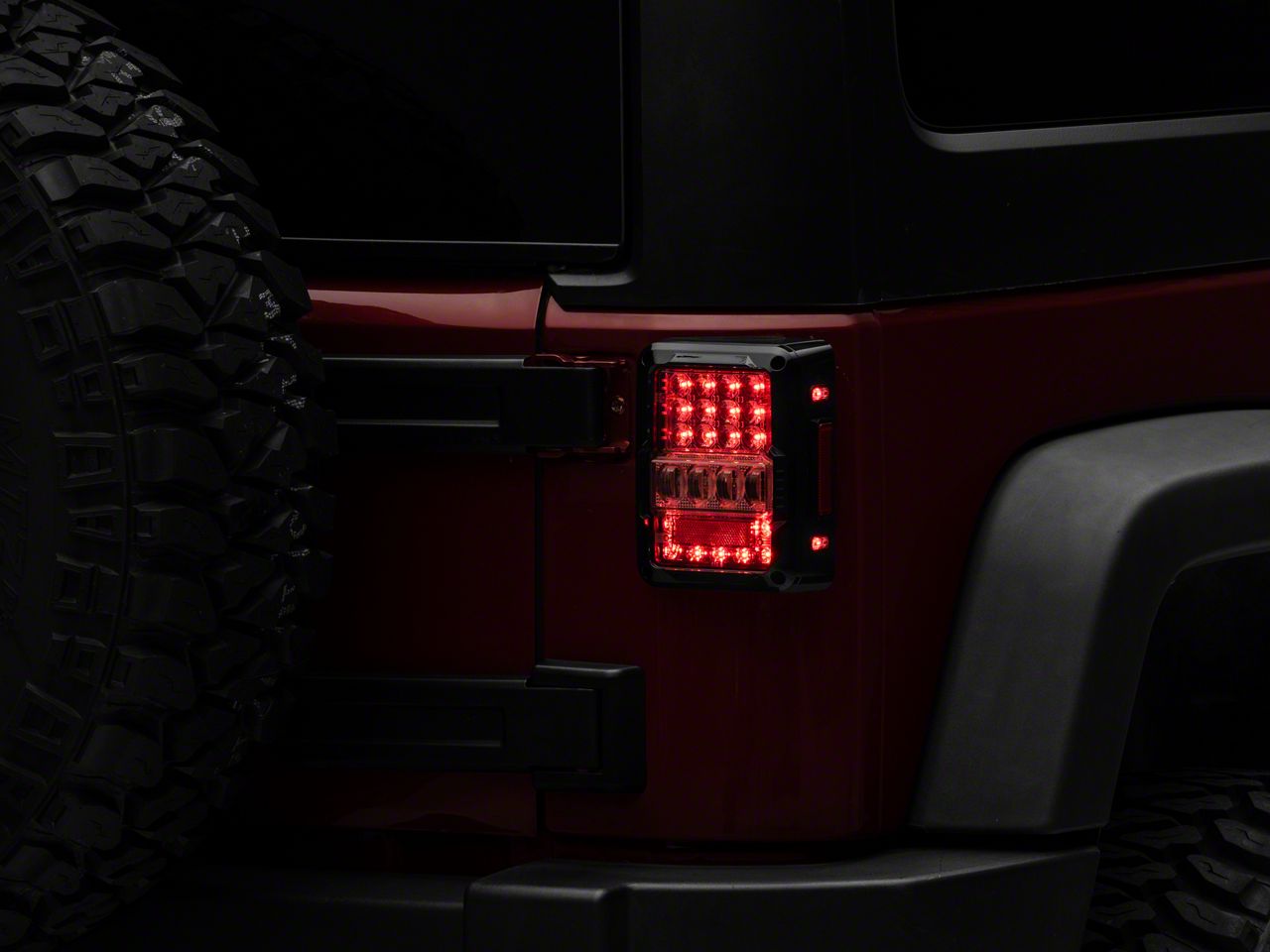 Jeep Wrangler LED Lux Tail Lights (07-18 Jeep Wrangler JK)