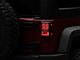 LED Lux Tail Lights; Black Housing; Clear Lens (07-18 Jeep Wrangler JK)