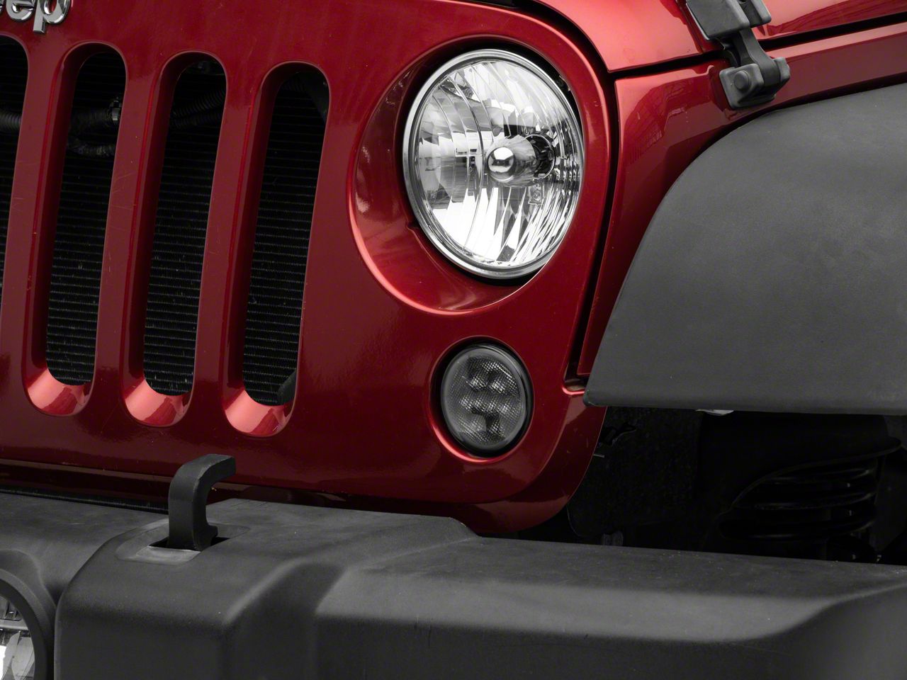 Jeep Wrangler LED Turn Signals with Halo; Amber (07-18 Jeep Wrangler JK)