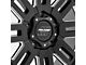 Pro Comp Wheels 61 Series Cognos Satin Black Milled Wheel; 17x9 (07-18 Jeep Wrangler JK)