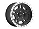 Pro Comp Wheels La Paz Satin Black with Machined Lip Wheel; 17x8.5 (20-24 Jeep Gladiator JT)
