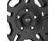 Pro Comp Wheels La Paz Satin Black with Machined Lip Wheel; 17x8.5 (07-18 Jeep Wrangler JK)