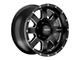Pro Comp Wheels Trilogy Satin Black Milled Wheel; 17x9 (18-24 Jeep Wrangler JL)