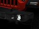 4-Inch LED Fog Lights with Full Halo; Black (07-24 Jeep Wrangler JK & JL)