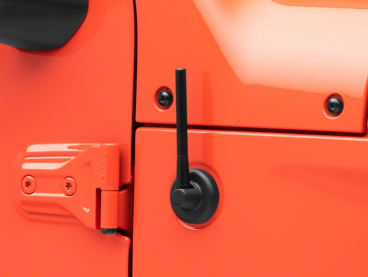 RedRock Short Billet Black Antenna; 5-Inch (Universal; Some Adaptation May Be Required)