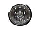 Replacement 7-Inch Round Halogen Headlight; Chrome Housing; Clear Lens; Driver Side (07-18 Jeep Wrangler JK)