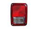 OE Certified Replacement Tail Light; Chrome Housing; Red/Clear Lens; Passenger Side (07-18 Jeep Wrangler JK)