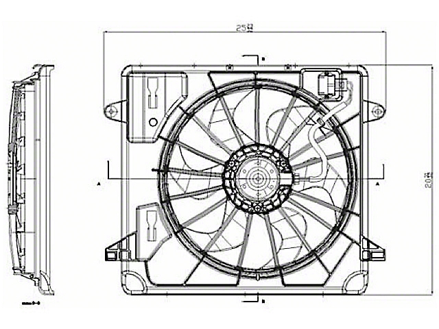 Replacement Radiator Cooling Fan (07-11 Jeep Wrangler JK)