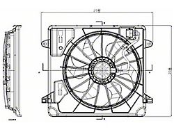 Replacement Radiator Cooling Fan (07-11 Jeep Wrangler JK)