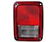 Replacement Tail Light; Chrome Housing; Red/Clear Lens; Passenger Side (07-18 Jeep Wrangler JK)
