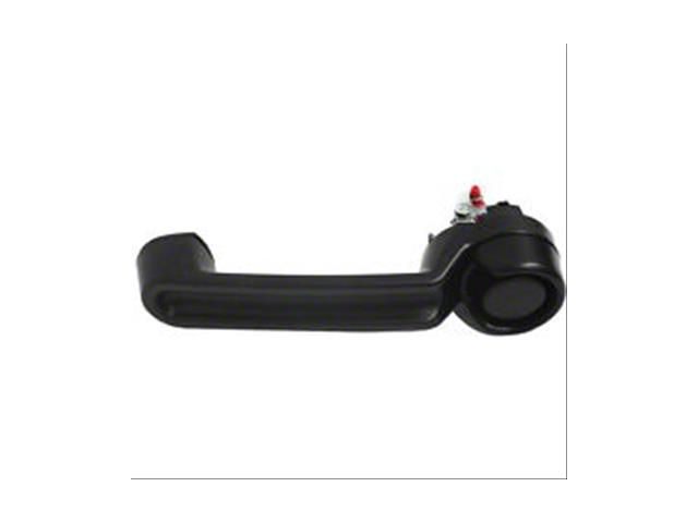 Replacement Tailgate Handle; Textured Black (07-18 Jeep Wrangler JK)