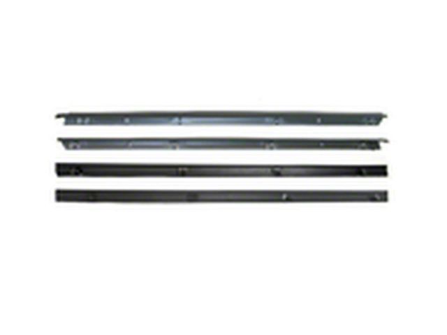 Replacement Inner and Outer Door Belt Weatherstrip; Driver and Passenger Side (76-95 Jeep CJ5, CJ7 & Wrangler YJ)