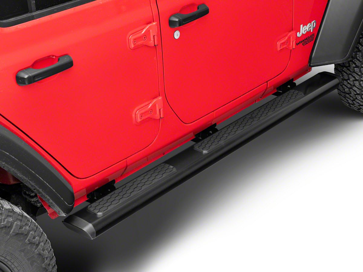 MP Concepts Jeep Wrangler Aluminum Side Step Bars J138356-JL (18-23 Jeep  Wrangler JL 4-Door) - Free Shipping
