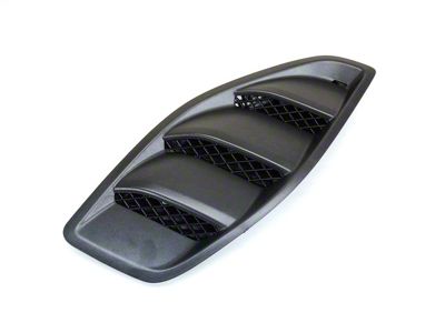 Mopar 10th Anniversary Rubicon Power Dome Hood Air Inlet Bezel; Driver Side (07-18 Jeep Wrangler JK)