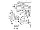Mopar Brake Dust Shield; Passenger Side (07-18 Jeep Wrangler JK)