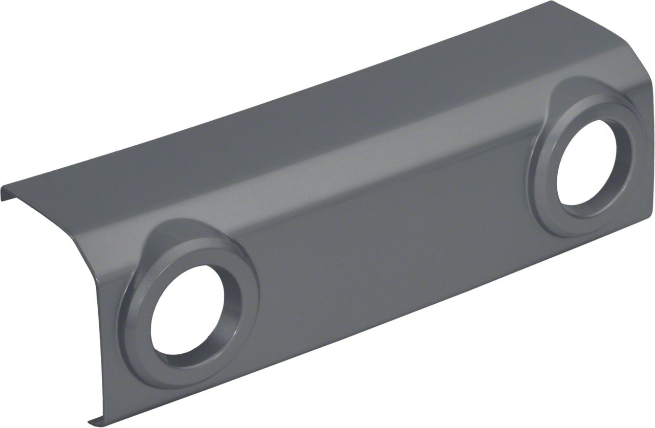 Mopar Front Bumper Applique; Unpainted (07-18 Jeep Wrangler JK)