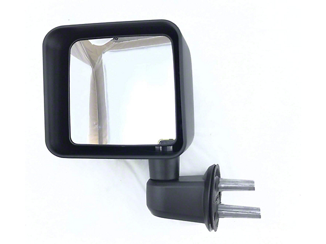 Mopar Manual Side Mirror; Driver Side (07-10 Jeep Wrangler JK)