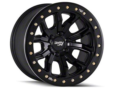 Dirty Life DT-1 Matte Black Wheel; 17x9 (07-18 Jeep Wrangler JK)