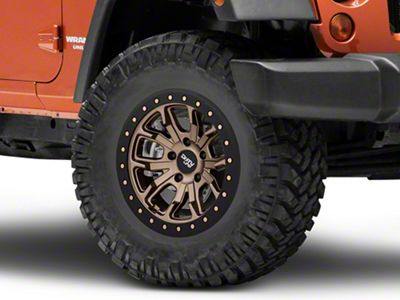 Dirty Life DT-1 Matte Gold Wheel; 17x9 (07-18 Jeep Wrangler JK)
