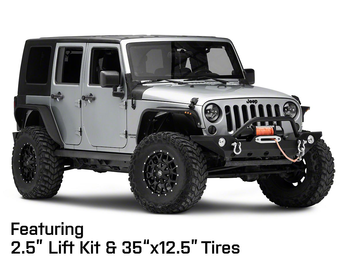 Mayhem Wheels Jeep Wrangler Warrior Matte Black Wheel; 17x9 8015