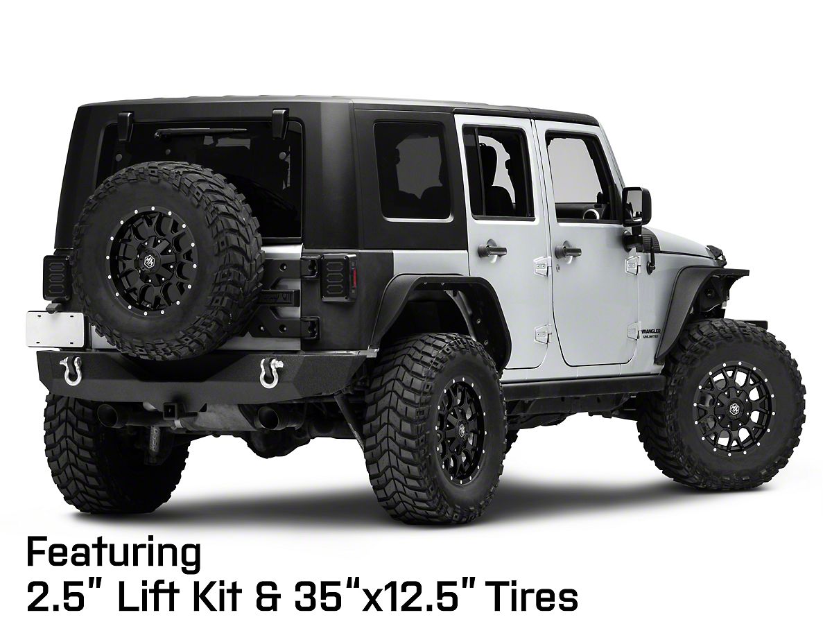 Mayhem Wheels Jeep Wrangler Warrior Matte Black Wheel; 17x9 8015