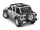 MasterTop Wind Stopper and Tonneau Cover Combo; Black Diamond (18-24 Jeep Wrangler JL 4-Door w/ Hard Top)