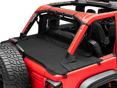 MasterTop Wind Stopper and Tonneau Cover Combo; MasterTwill (18-23 Jeep Wrangler JL 4-Door w/ Hard Top)