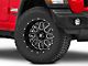 XD Grenade Satin Black Milled Wheel; 18x9 (18-24 Jeep Wrangler JL)