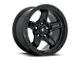 Fuel Wheels Kicker Matte Black Wheel; 17x9 (07-18 Jeep Wrangler JK)