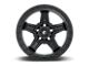 Fuel Wheels Kicker Matte Black Wheel; 17x9 (18-24 Jeep Wrangler JL)