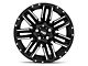 Moto Metal Razor Satin Black Machined Wheel; 20x10 (07-18 Jeep Wrangler JK)
