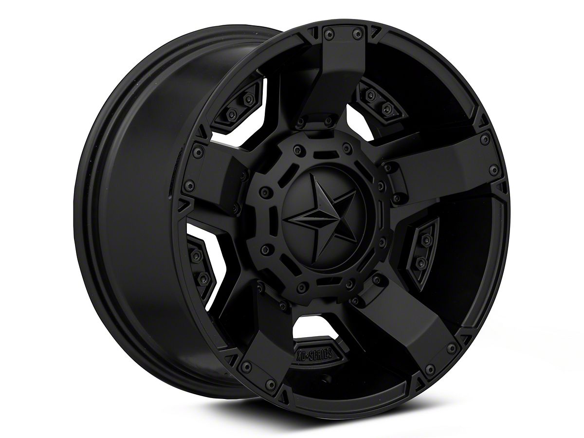 XD Rockstar II Matte Black Wheel; 17x9 (07-18 Jeep Wrangler JK)