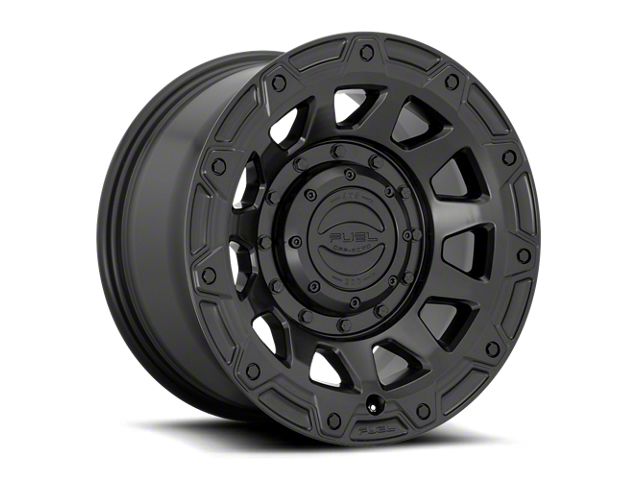 Fuel Wheels Tracker Satin Black 5-Lug Wheel; 17x9; 1mm Offset (05-15 Tacoma)