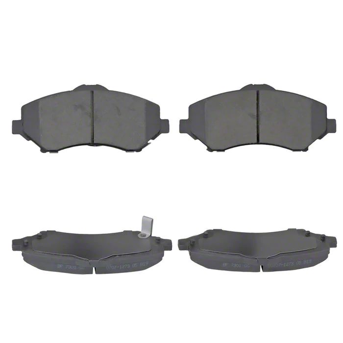 C&L Jeep Wrangler Super Sport HD Ceramic Brake Pads; Front Pair J138717 (0718 Jeep Wrangler JK)