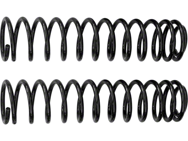 Rancho 3 to 3.50-Inch Front Progressive Rate Lift Coil Springs (07-18 Jeep Wrangler JK)