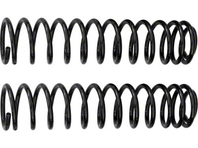 Rancho 3 to 3.50-Inch Front Progressive Rate Lift Coil Springs (07-18 Jeep Wrangler JK)