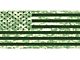 Grille Insert; American Flag Digi Green Camo (20-24 Jeep Gladiator JT)